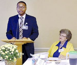 Bryan Ruffin, who serves as principal of Hertford County Early College High School, was the featured speaker when the Ahoskie Woman’s Club kicked-off its 2016-17 year. | Contributed Photo