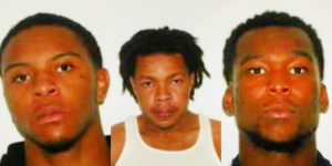The three suspects arrested in the Sept. 29 murder of local businessman Uday Malik are, from left, Bobby Askew, Franklin Jones, and Nicholas Cooper. Photos courtesy of the Hertford County Detention Center.