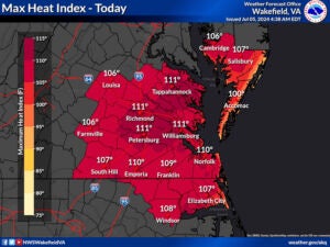 RC area under excessive heat warning – The Roanoke-Chowan News-Herald