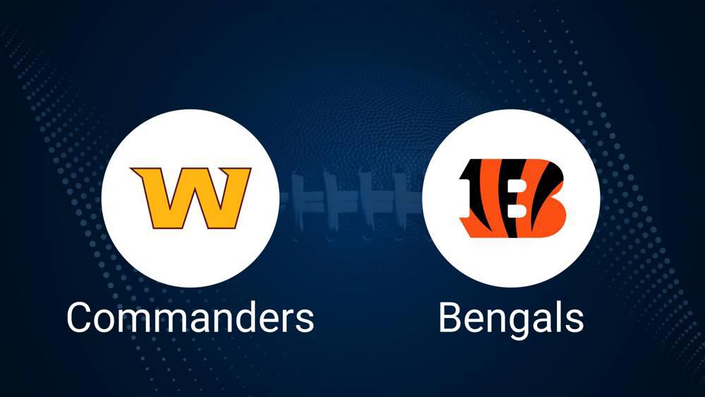 Where to Watch Commanders vs. Bengals on TV or Streaming Live - Sept. 23