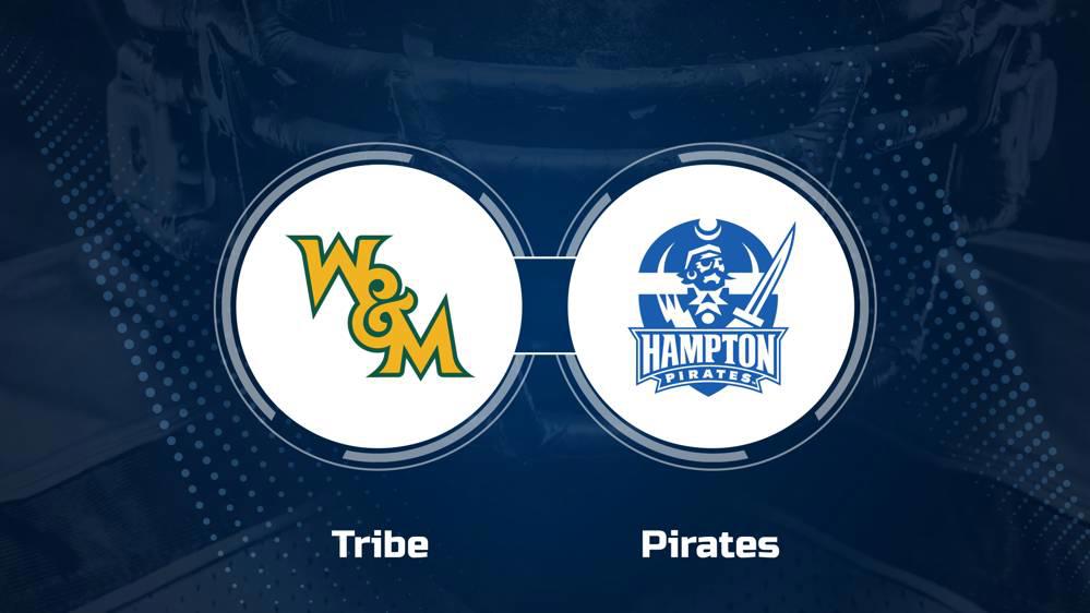 Where to Watch William & Mary vs. Hampton on TV or Streaming Live - Sept. 28