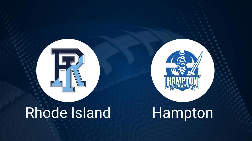 Best Bets, Predictions & Odds for the Hampton vs. Rhode Island Game – Saturday, Oct. 5