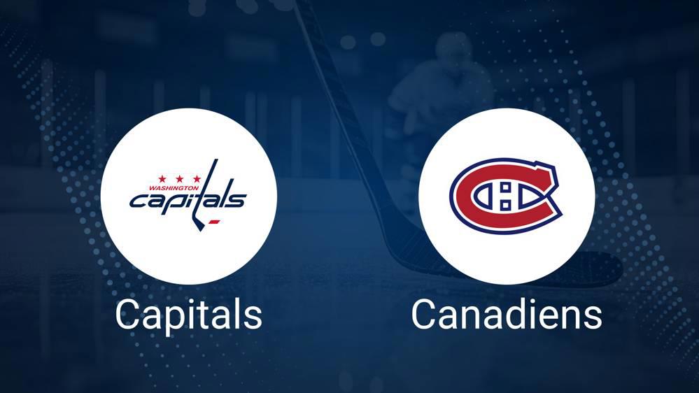 Capitals vs. Canadiens Injury Report Today - October 31