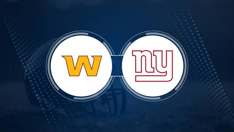 Commanders vs. Giants Same Game Parlay Picks – NFL Week 9