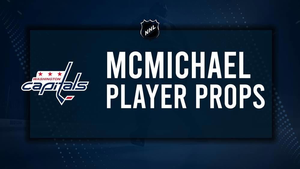 Connor McMichael Player Prop Bets for the Capitals vs. Flyers Game - October 22