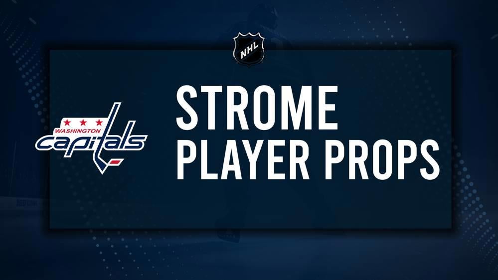 Dylan Strome Player Prop Bets for the Capitals vs. Canadiens Game - October 31