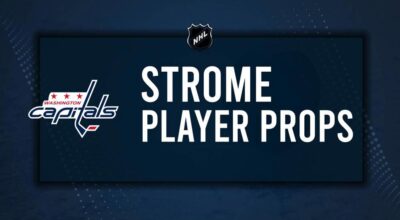 Dylan Strome Player Prop Bets for the Capitals vs. Devils Game - October 12