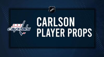 John Carlson Player Prop Bets for the Capitals vs. Golden Knights Game - October 15