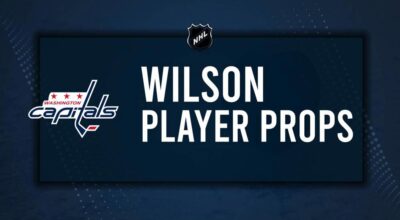 Tom Wilson Player Prop Bets for the Capitals vs. Flyers Game - October 22