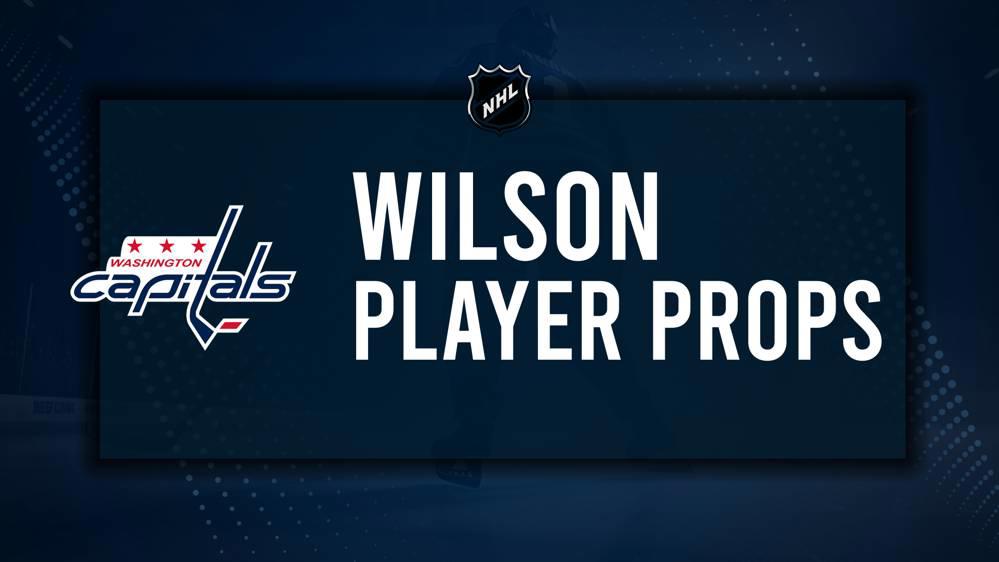 Tom Wilson Player Prop Bets for the Capitals vs. Golden Knights Game - October 15