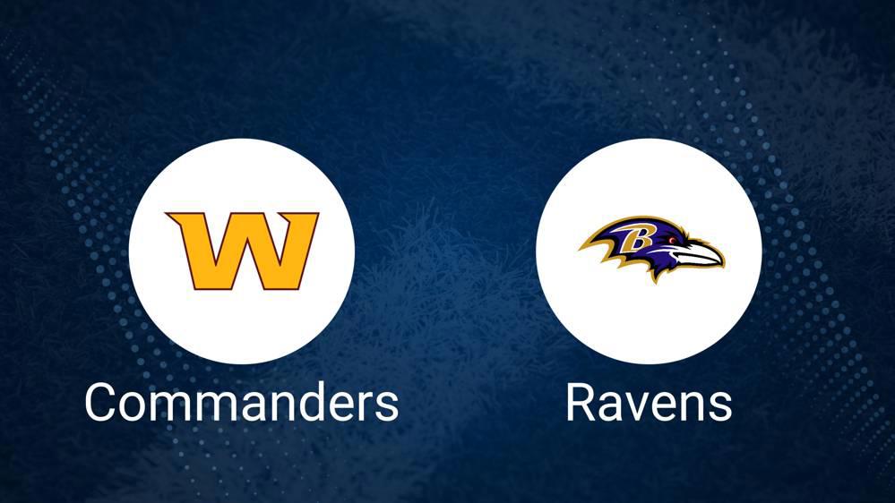 Where to Watch Commanders vs. Ravens on TV or Streaming Live - Oct. 13