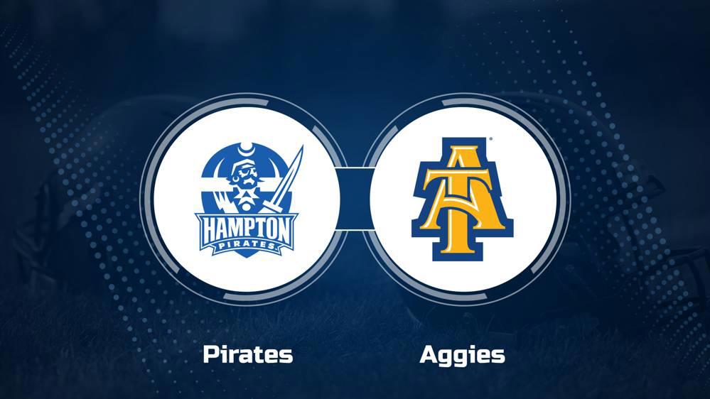 Where to Watch Hampton vs. North Carolina A&T on TV or Streaming Live - Oct. 19