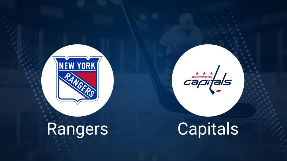 Where to Watch New York Rangers vs. Washington Capitals on TV or Streaming Live - October 29