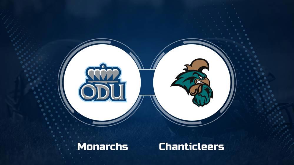 Where to Watch Old Dominion vs. Coastal Carolina on TV or Streaming Live - Oct. 5