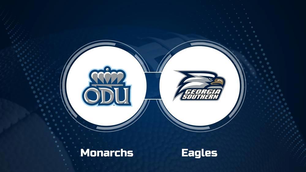 Where to Watch Old Dominion vs. Georgia Southern on TV or Streaming Live - Oct. 24