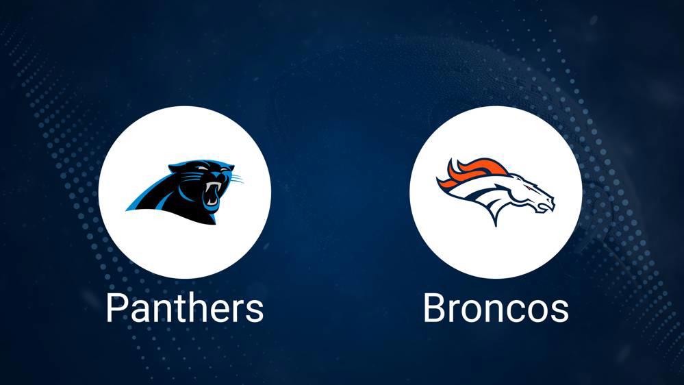 Where to Watch Panthers vs. Broncos on TV or Streaming Live - Oct. 27