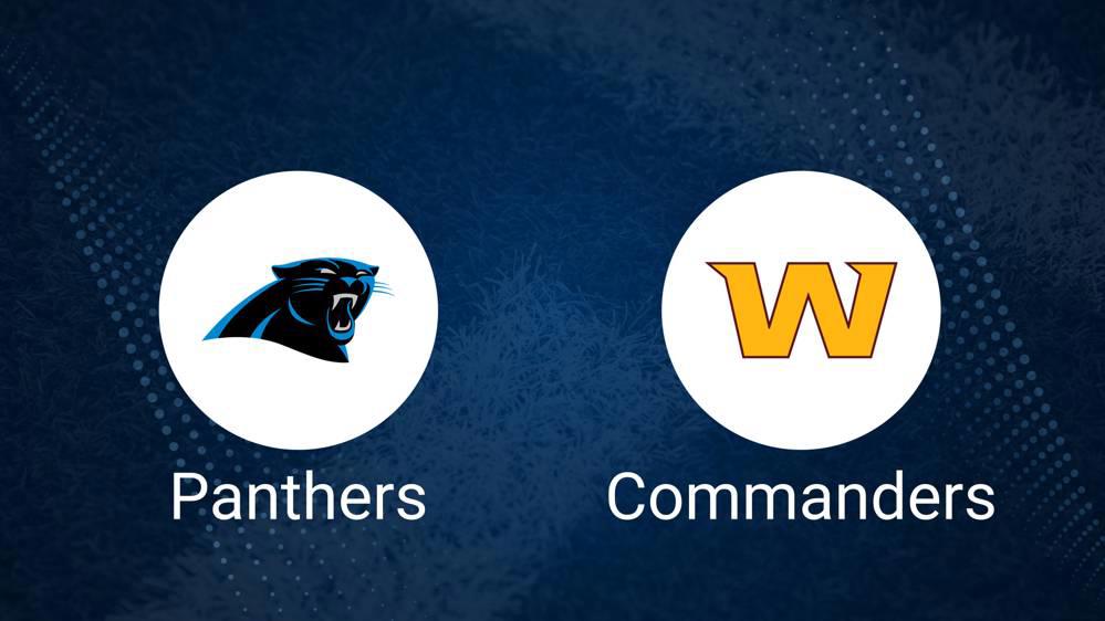 Where to Watch Panthers vs. Commanders on TV or Streaming Live - Oct. 20