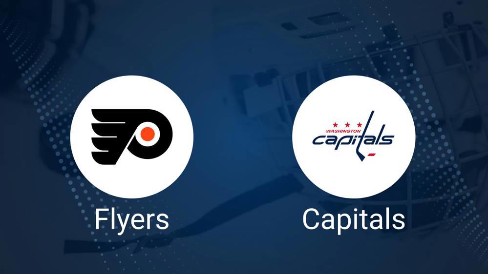 Where to Watch Philadelphia Flyers vs. Washington Capitals on TV or Streaming Live - October 22