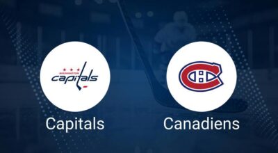 Where to Watch Washington Capitals vs. Montreal Canadiens on TV or Streaming Live - October 31