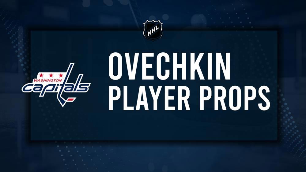 Alexander Ovechkin Player Prop Bets for the Capitals vs. Hurricanes Game - November 3