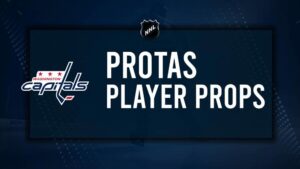 Aliaksei Protas Player Prop Bets for the Capitals vs. Avalanche Game - November 21