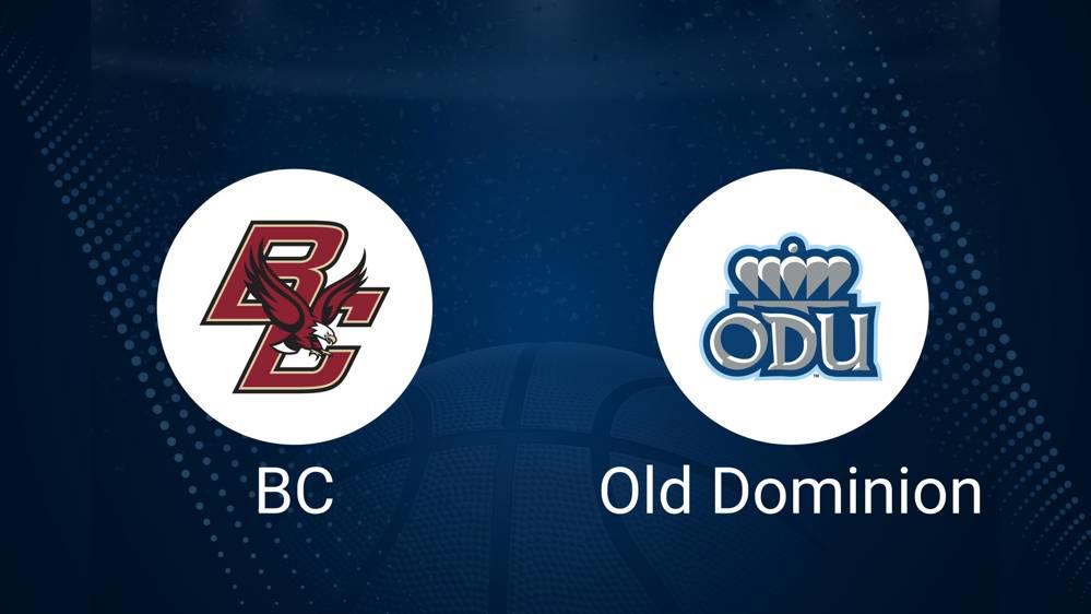 Boston College vs. Old Dominion Basketball Tickets - Sunday, November 24