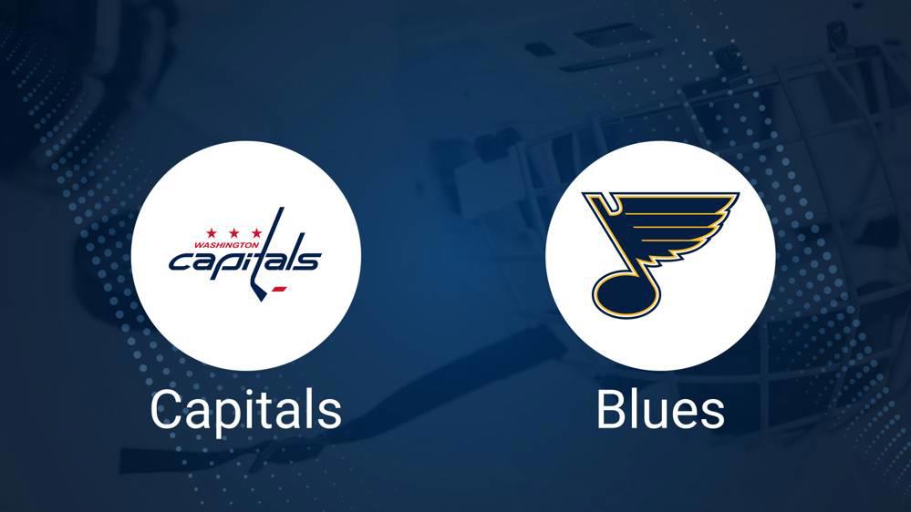 Capitals vs. Blues Injury Report Today - November 9