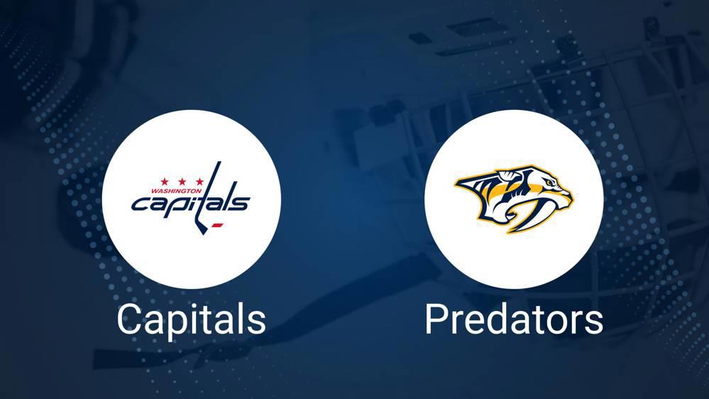 Capitals vs. Predators Injury Report Today - November 6