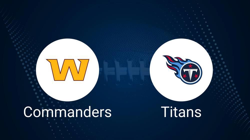 Commanders vs. Titans: Odds, Moneyline, and Spread - Week 13