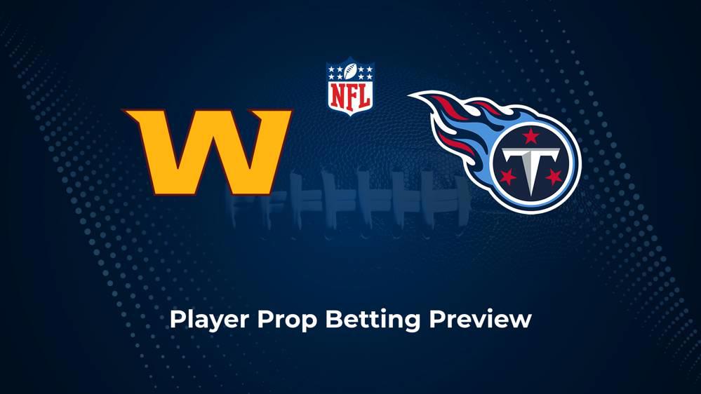 Commanders vs. Titans Player Props & Odds – Week 13