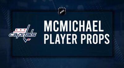 Connor McMichael Player Prop Bets for the Capitals vs. Avalanche Game - November 15