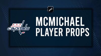 Connor McMichael Player Prop Bets for the Capitals vs. Hurricanes Game - November 3