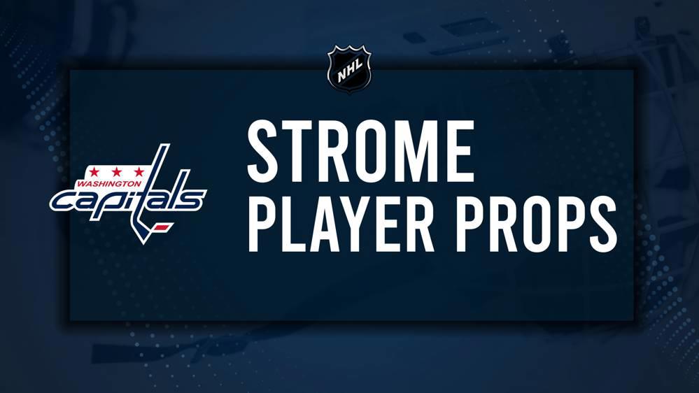 Dylan Strome Player Prop Bets for the Capitals vs. Hurricanes Game - November 3