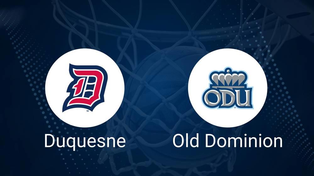 How to Watch Duquesne vs. Old Dominion on TV or Live Stream - November 26