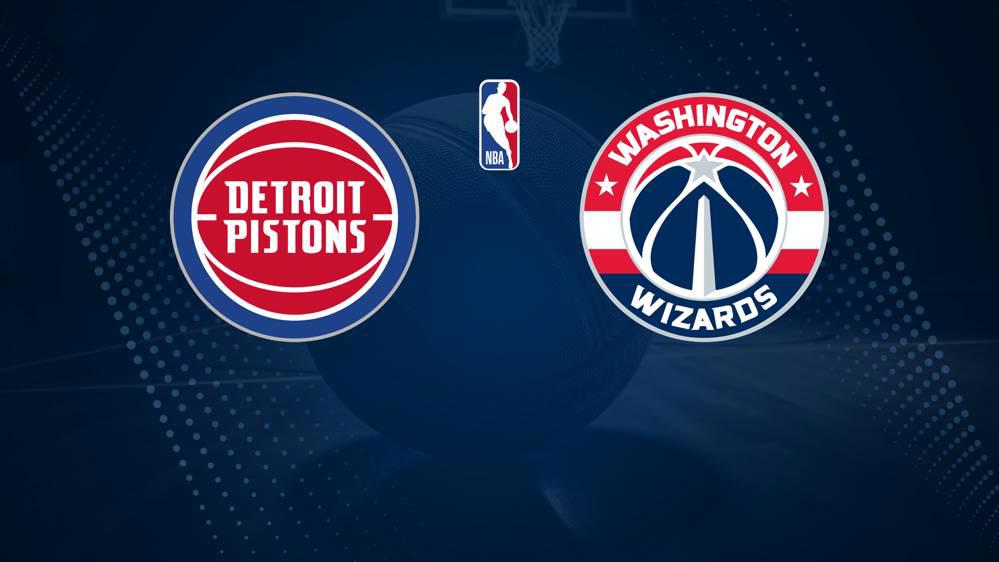 How to Watch the Pistons vs. Wizards Game: Streaming & TV Channel Info for November 17