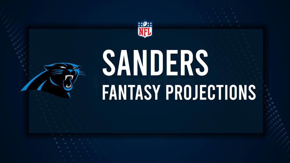 Ja'Tavion Sanders Fantasy Projections: Week 13 vs. the Buccaneers