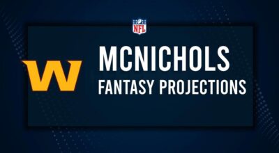 Jeremy McNichols Fantasy Projections: Week 10 vs. the Steelers