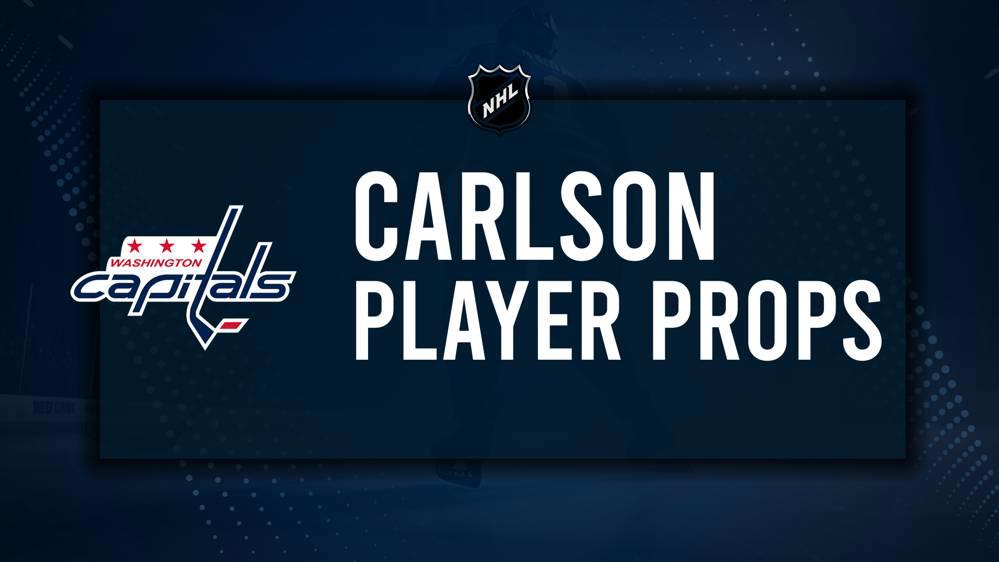 John Carlson Player Prop Bets for the Capitals vs. Avalanche Game - November 21