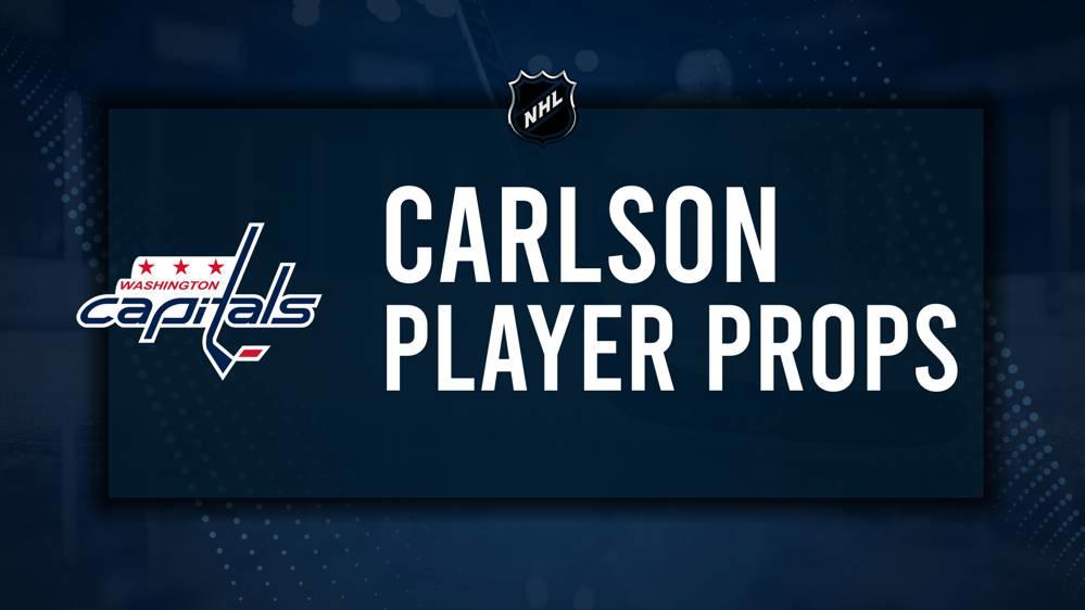 John Carlson Player Prop Bets for the Capitals vs. Hockey Club Game - November 18