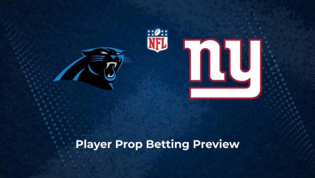 Panthers vs. Giants Player Props & Odds – Week 10