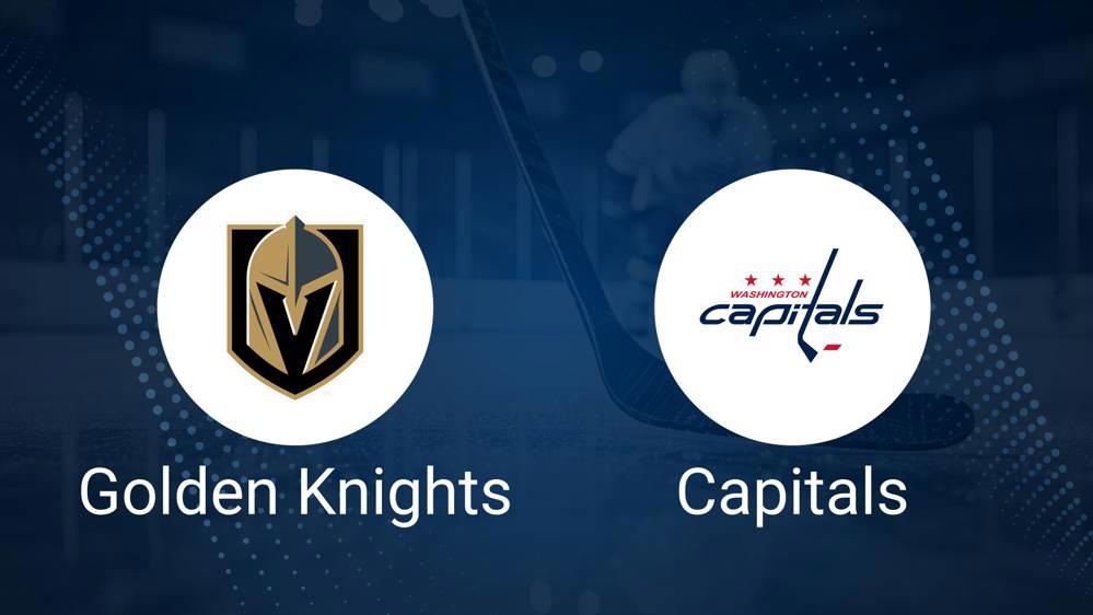 Where to Watch Vegas Golden Knights vs. Washington Capitals on TV or Streaming Live - November 17