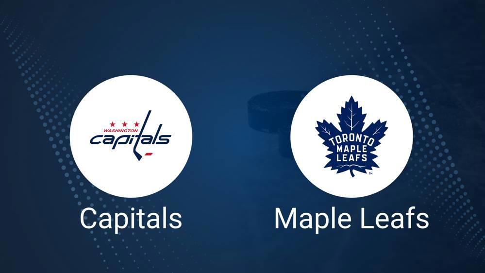 Where to Watch Washington Capitals vs. Toronto Maple Leafs on TV or Streaming Live - November 13