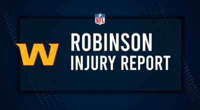 Will Brian Robinson Jr. Play in Week 10? NFL Injury Status, News & Updates