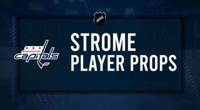 Dylan Strome Player Prop Bets for the Capitals vs. Bruins Game - December 23