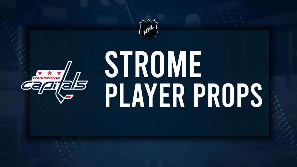 Dylan Strome Player Prop Bets for the Capitals vs. Bruins Game - December 23