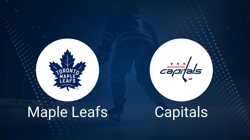 Where to Watch Washington Capitals vs. Toronto Maple Leafs on TV or Streaming Live - December 28