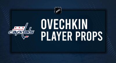 Alexander Ovechkin Player Prop Bets for the Capitals vs. Ducks Game - January 14