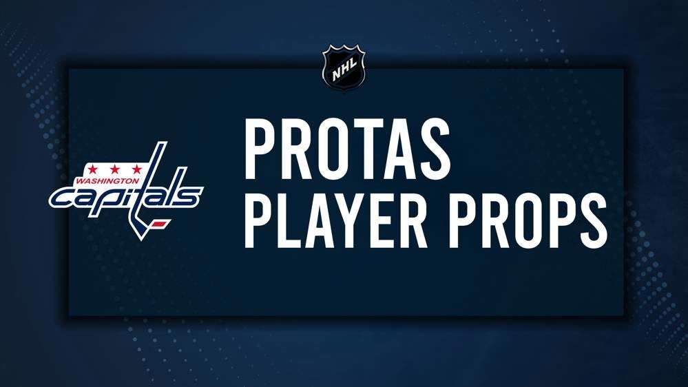 Aliaksei Protas Player Prop Bets for the Capitals vs. Canucks Game - January 8