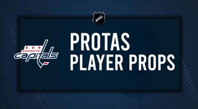 Aliaksei Protas Player Prop Bets for the Capitals vs. Ducks Game - January 14