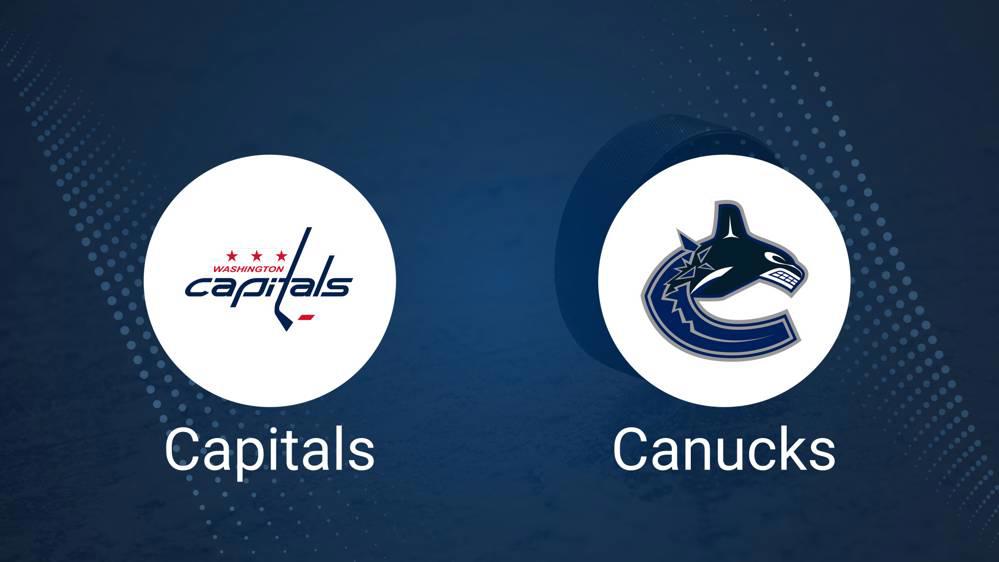 Capitals vs. Canucks Injury Report Today - January 8